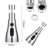 Rumojo 3 Modes Kitchen Sink Faucet